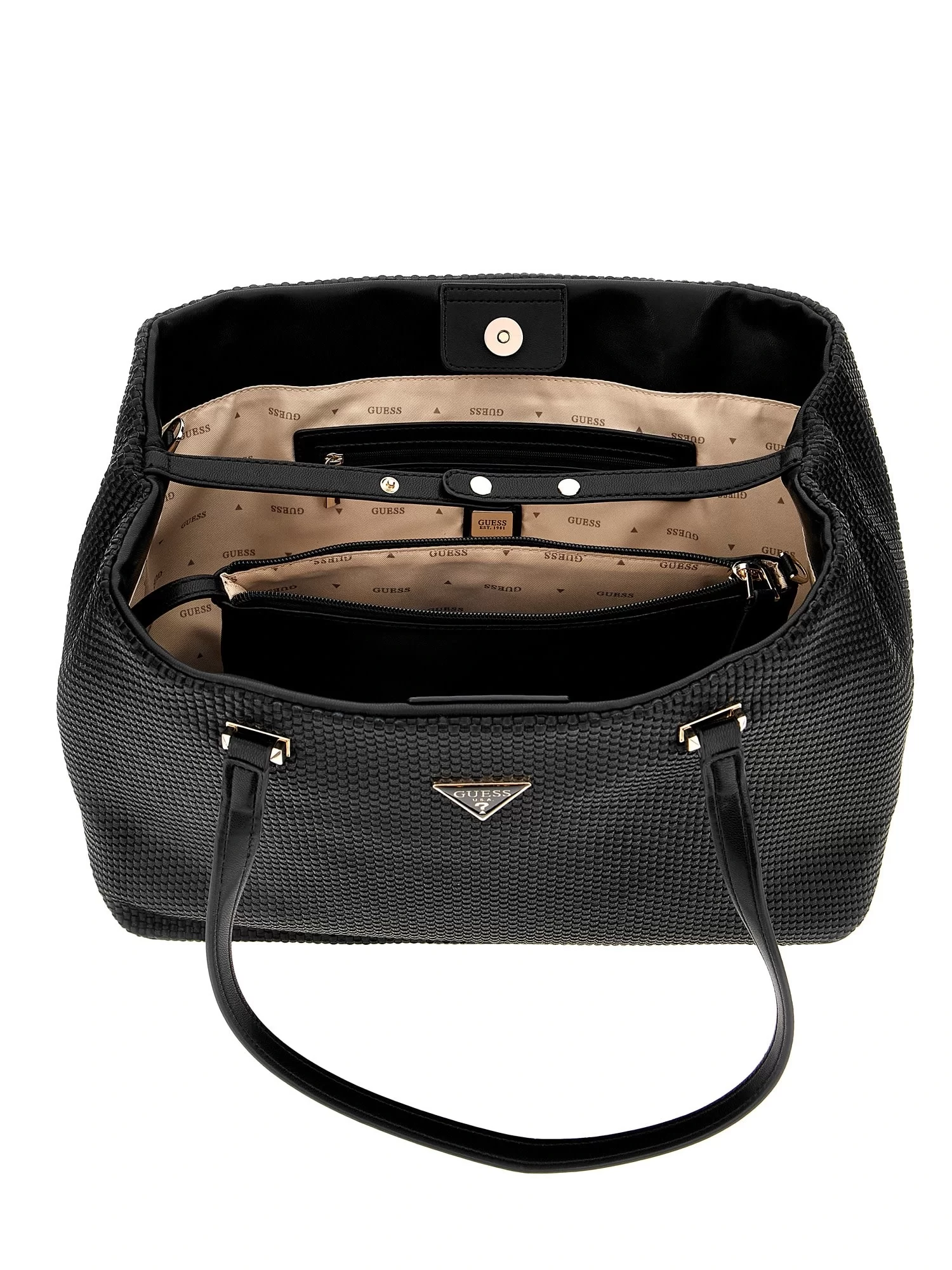 Guess Phaedra Tote Kadın Siyah Omuz Çantası HWWG9638230-BLA
