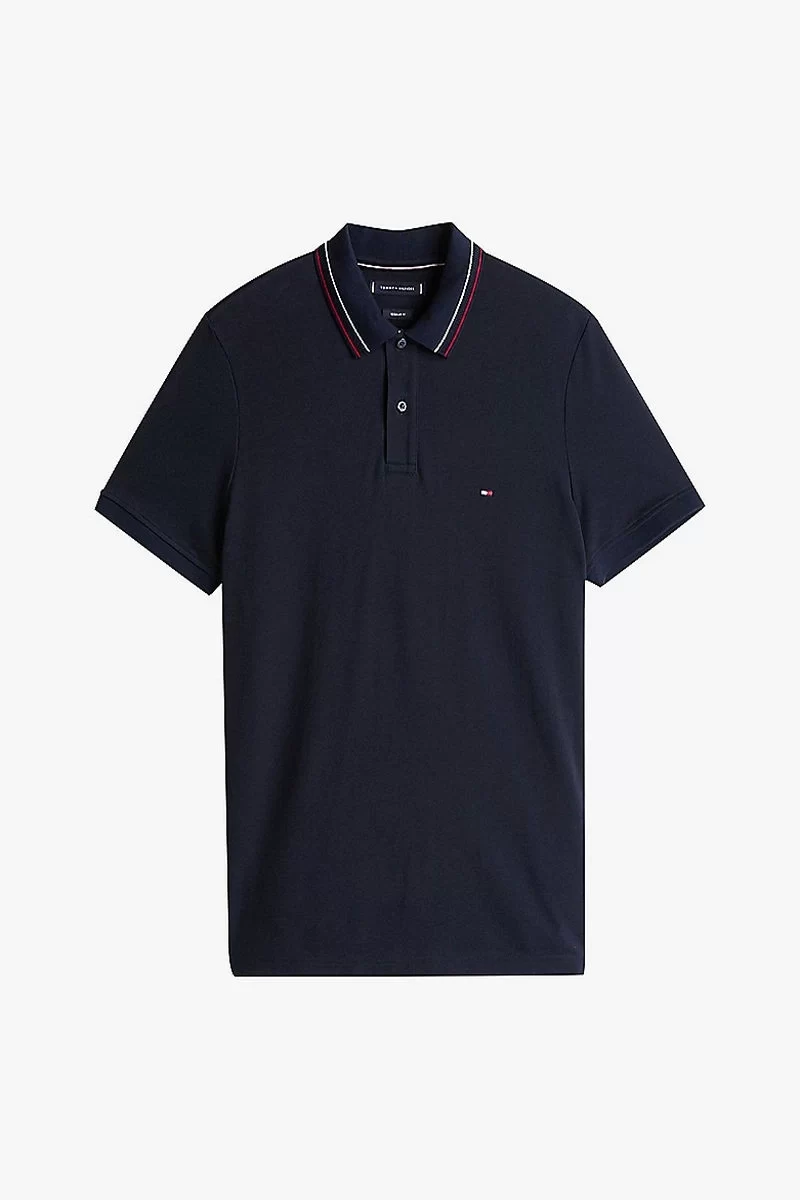 Tommy Hilfiger Erkek  Lacivert  Polo Yaka T-Shirt