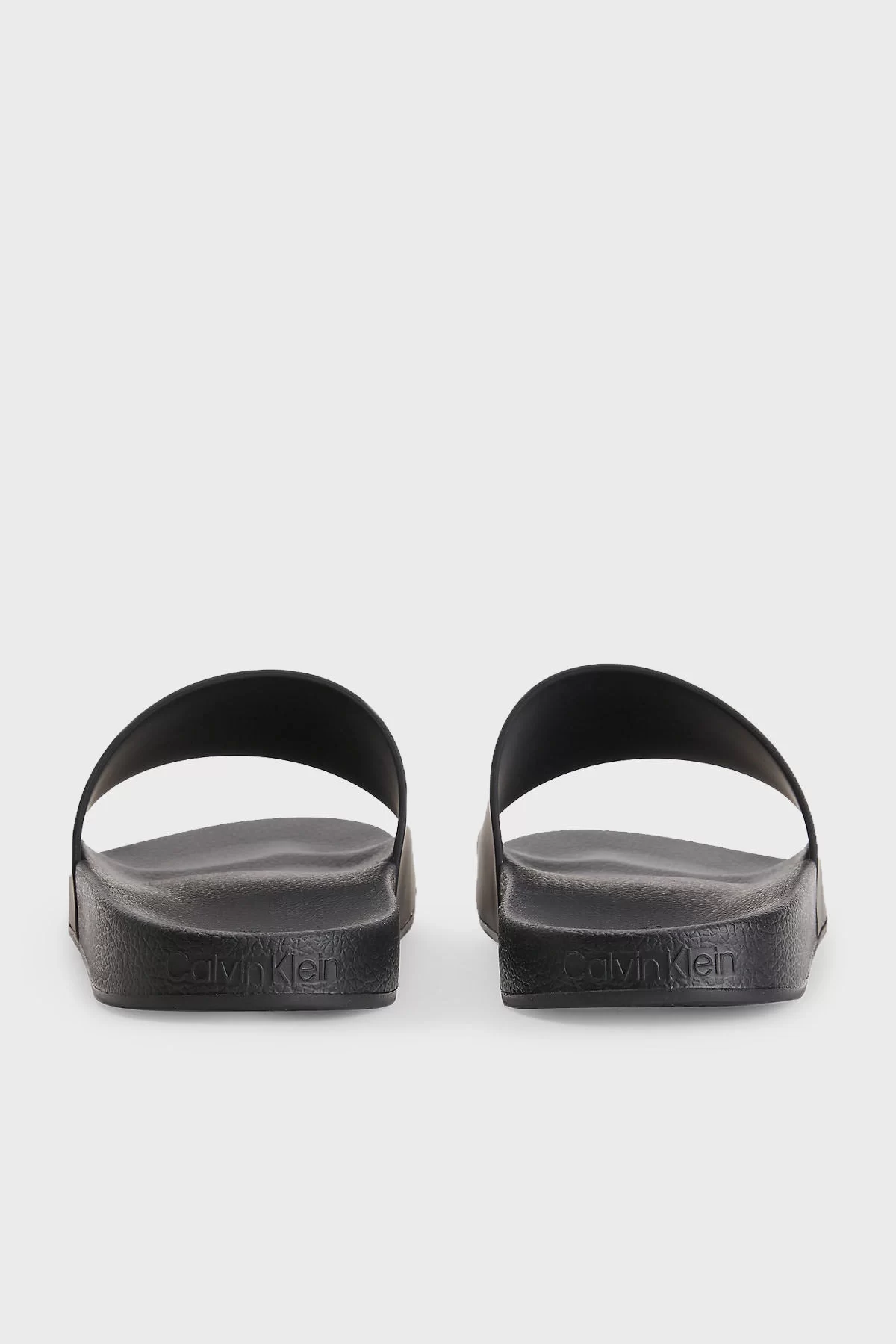 Calvin Klein Erkek Siyah Logolu Terlik