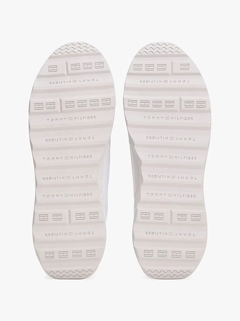 Tommy Hilfiger Erkek Siyah Retro Runner Sneaker