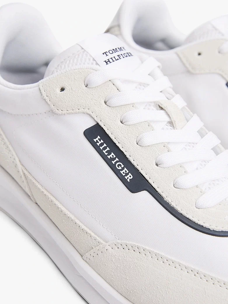 Tommy Hilfiger Erkek Siyah Retro Runner Sneaker