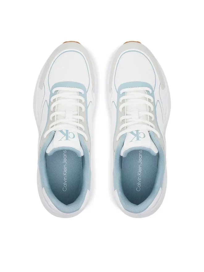 Calvin Klein  Kadın Beyaz  Retro Tenis Örgü Sneaker