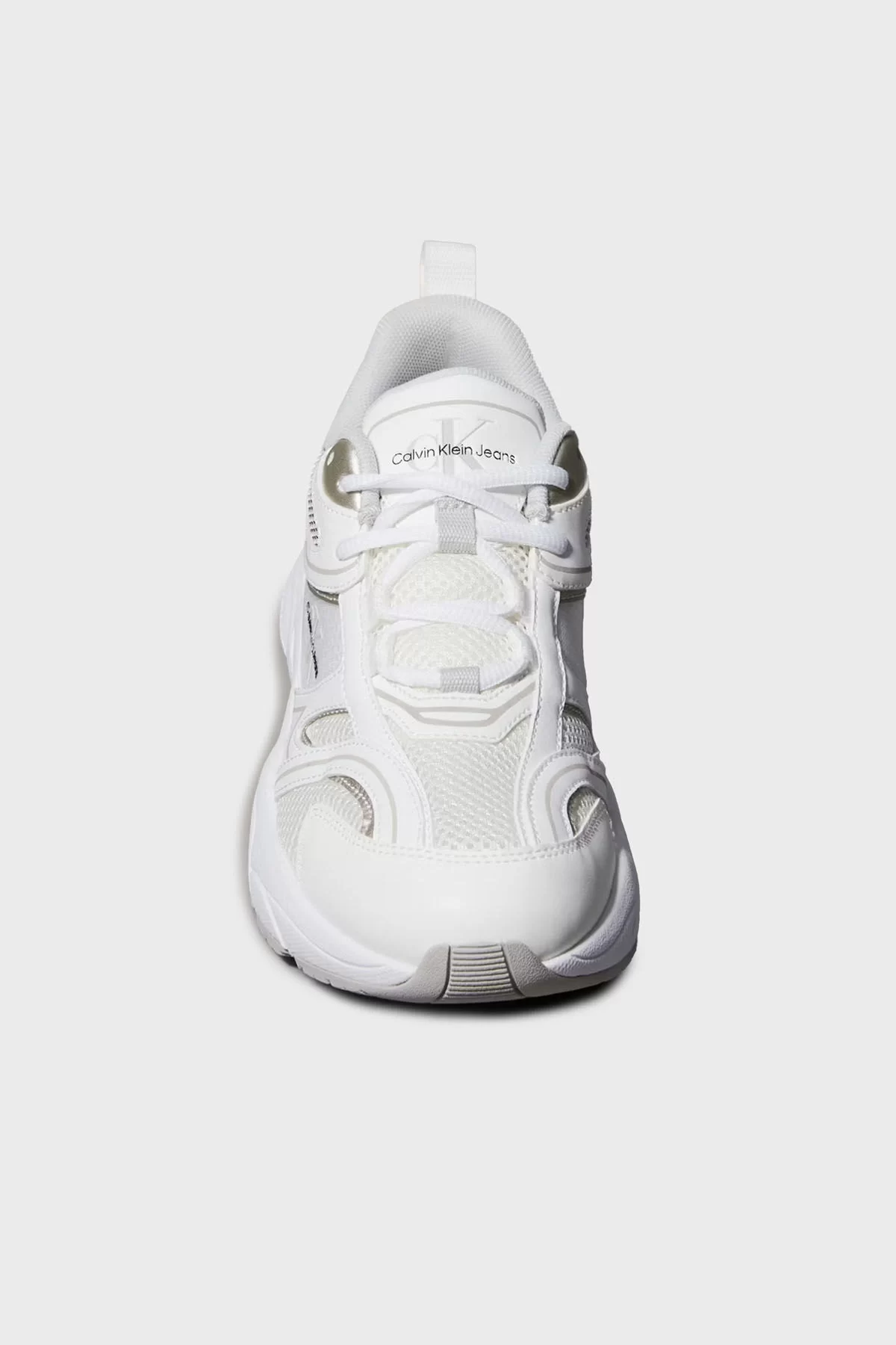 Calvin Klein Kadın Beyaz Retro Sneaker