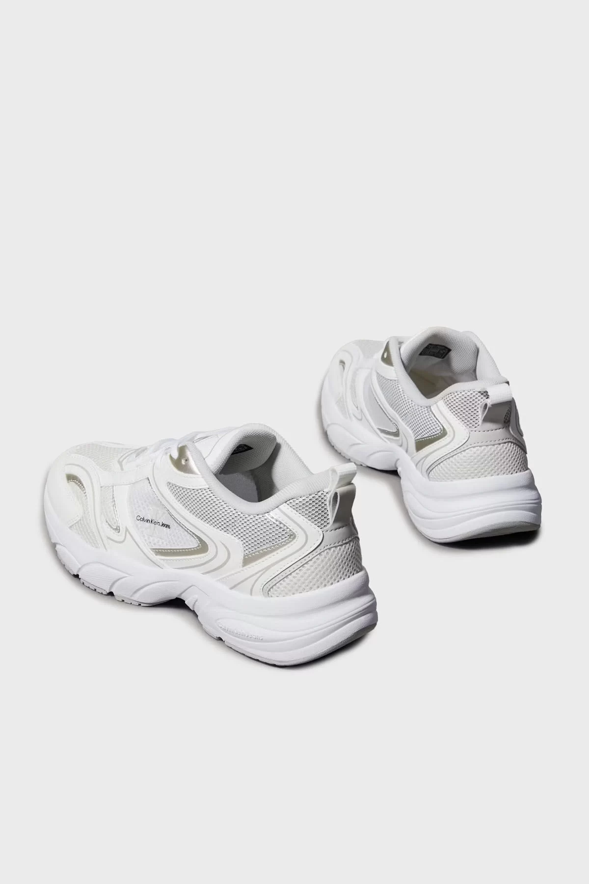 Calvin Klein Kadın Beyaz Retro Sneaker