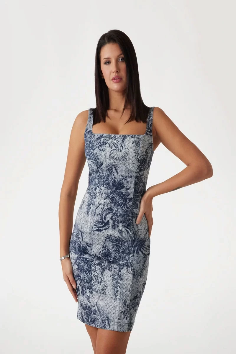Guess Rexa Dress Kadın Çok Renkli Elbise W5RK89D5LH1-RSEO