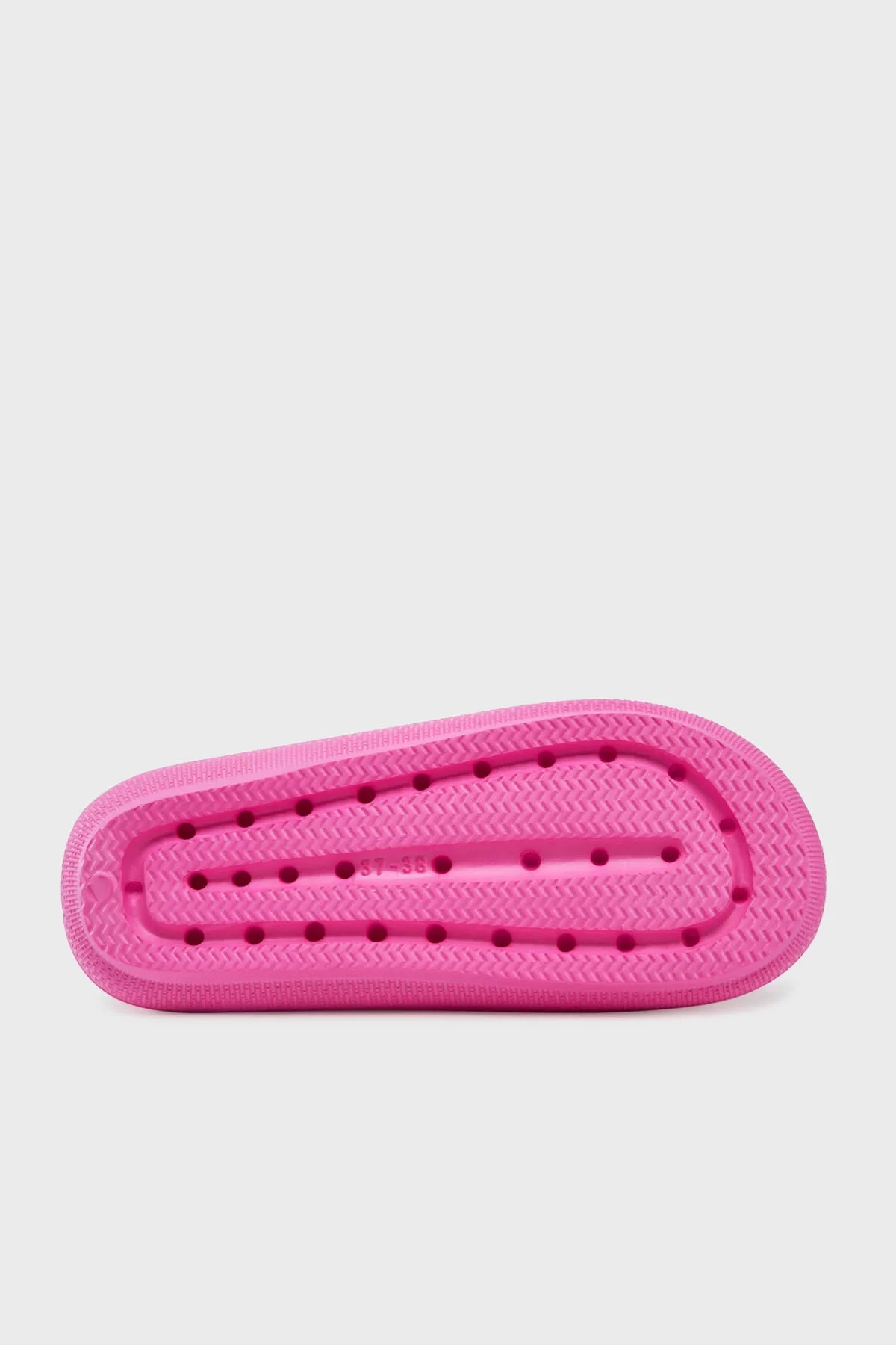Guess Kadın Pembe Logolu Kauçuk Plaj Terliği