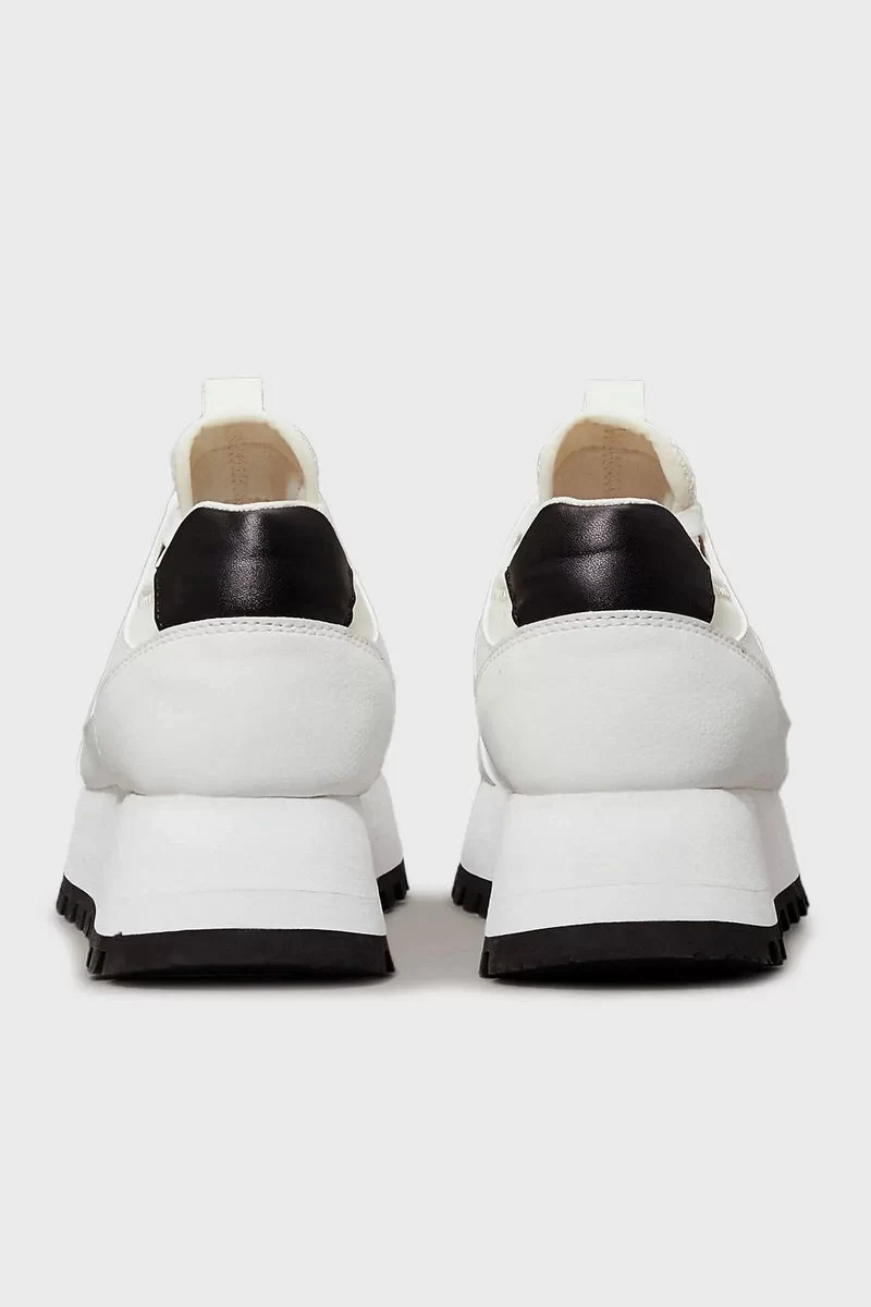 Calvin Klein  Kadın Platform Spor Taban Beyaz Sneaker