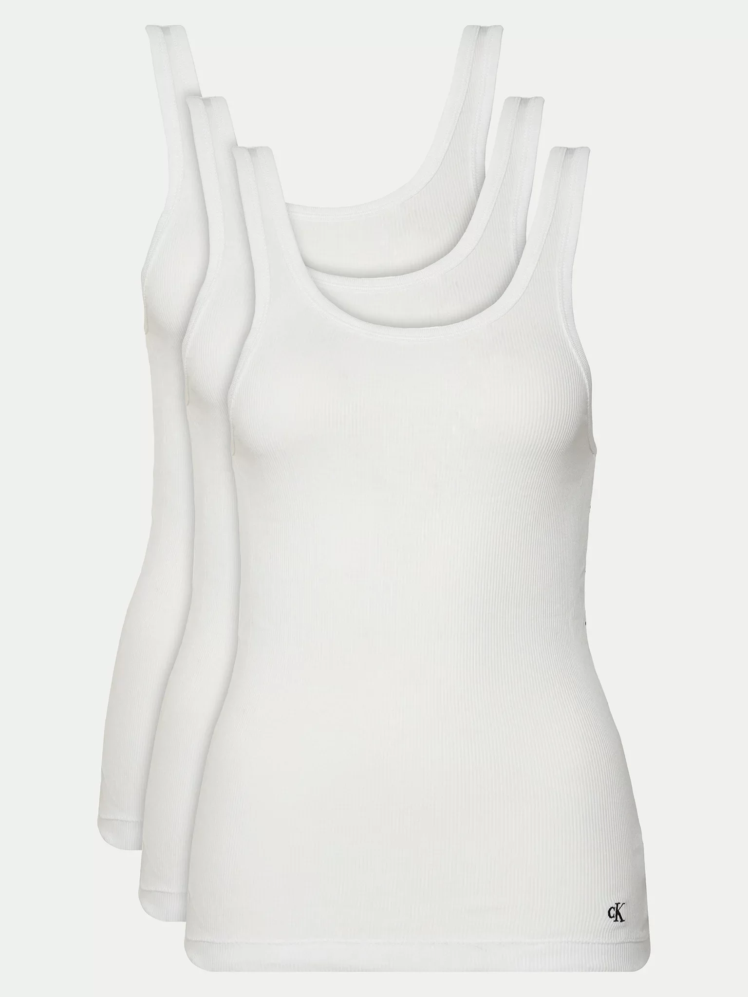 SCOOP NECK COTTON TANK 3PK