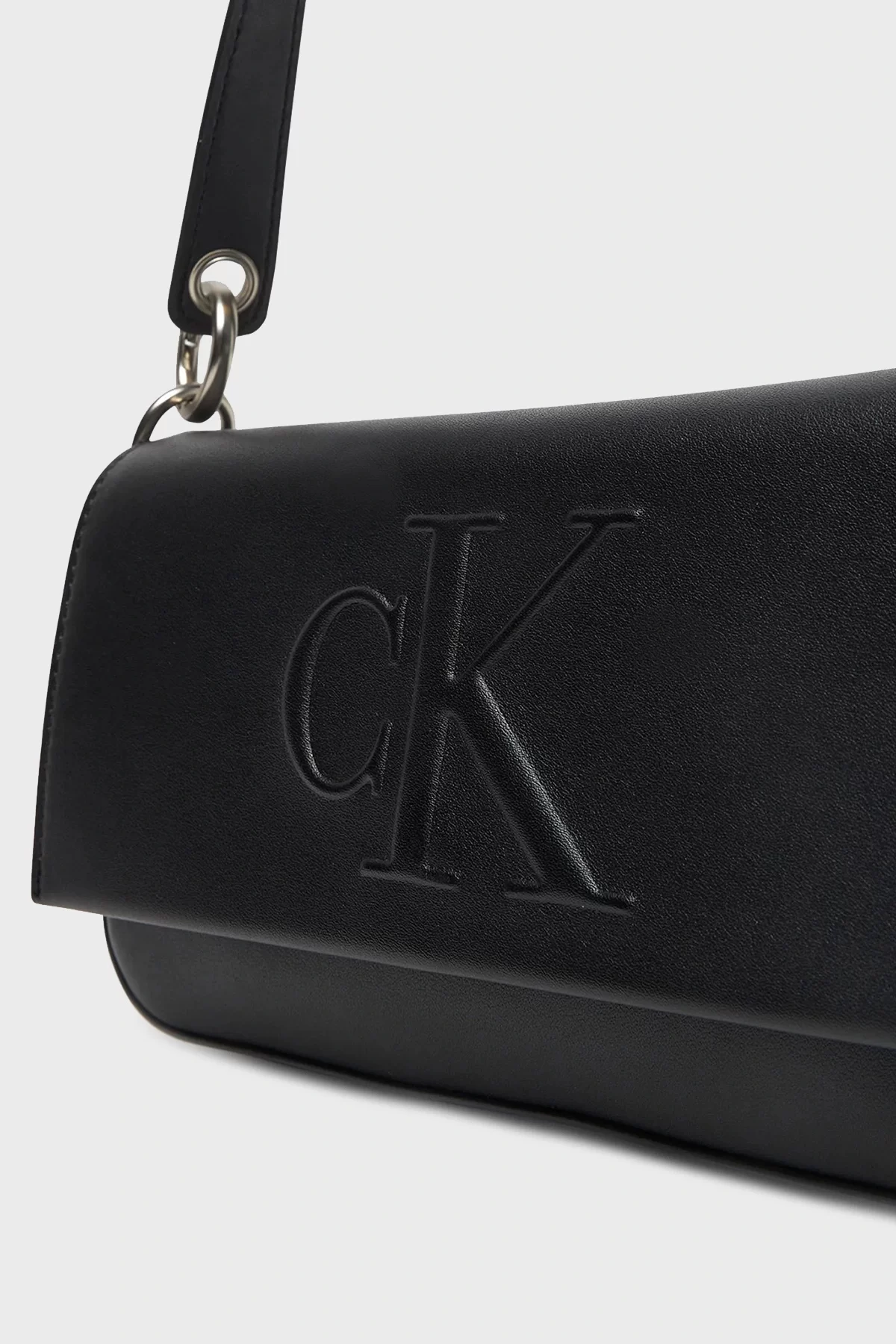 SCULPTED FLAP SHOULDER POUCH