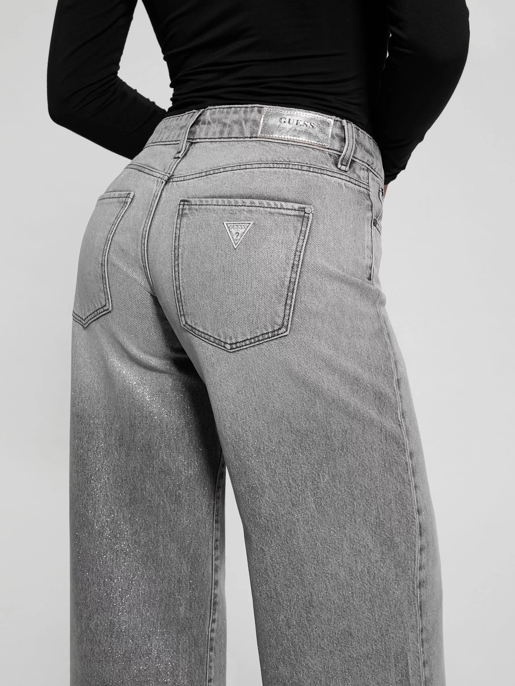 Guess Sexy Palazzo Kadın Gri Jeans W5RA96D5M31-S1LN
