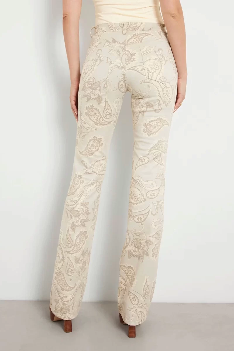 Guess Sexy  Suede Boot Kadın Bej Pantolon W4YA58WGC70-P1HR