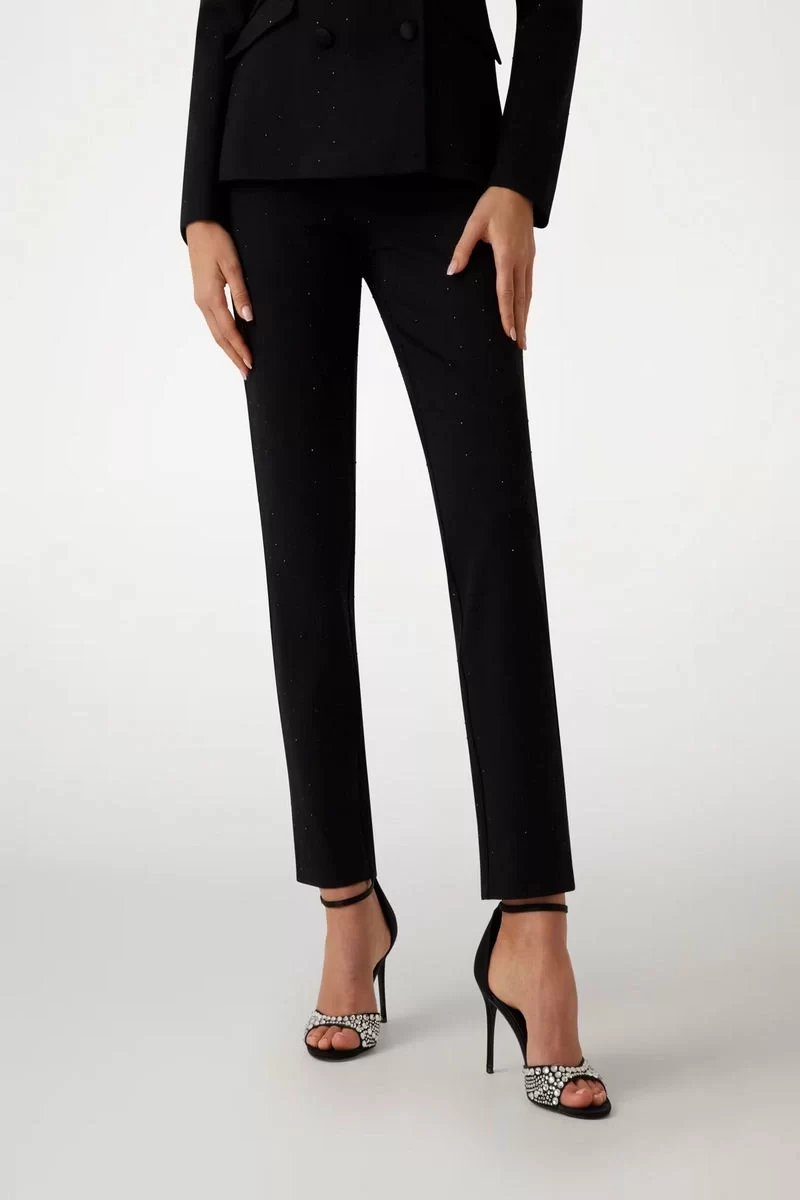 Guess Shımmy Pant Kadın Siyah Pantolon 5RGB146304A-JBLK