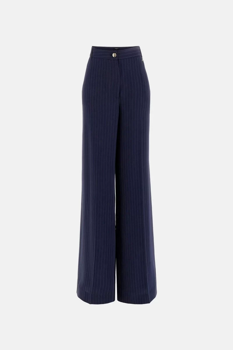 Guess Sıdney Wıde Leg Pant Kadın Beyaz Pantolon 5RGB107254A-FB9B