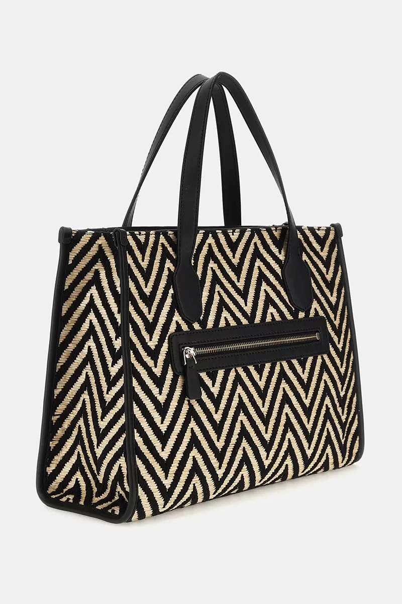 Guess Sılvana 2 Compartment Tote Kadın Siyah El Çantası HWCV8665220-BLA