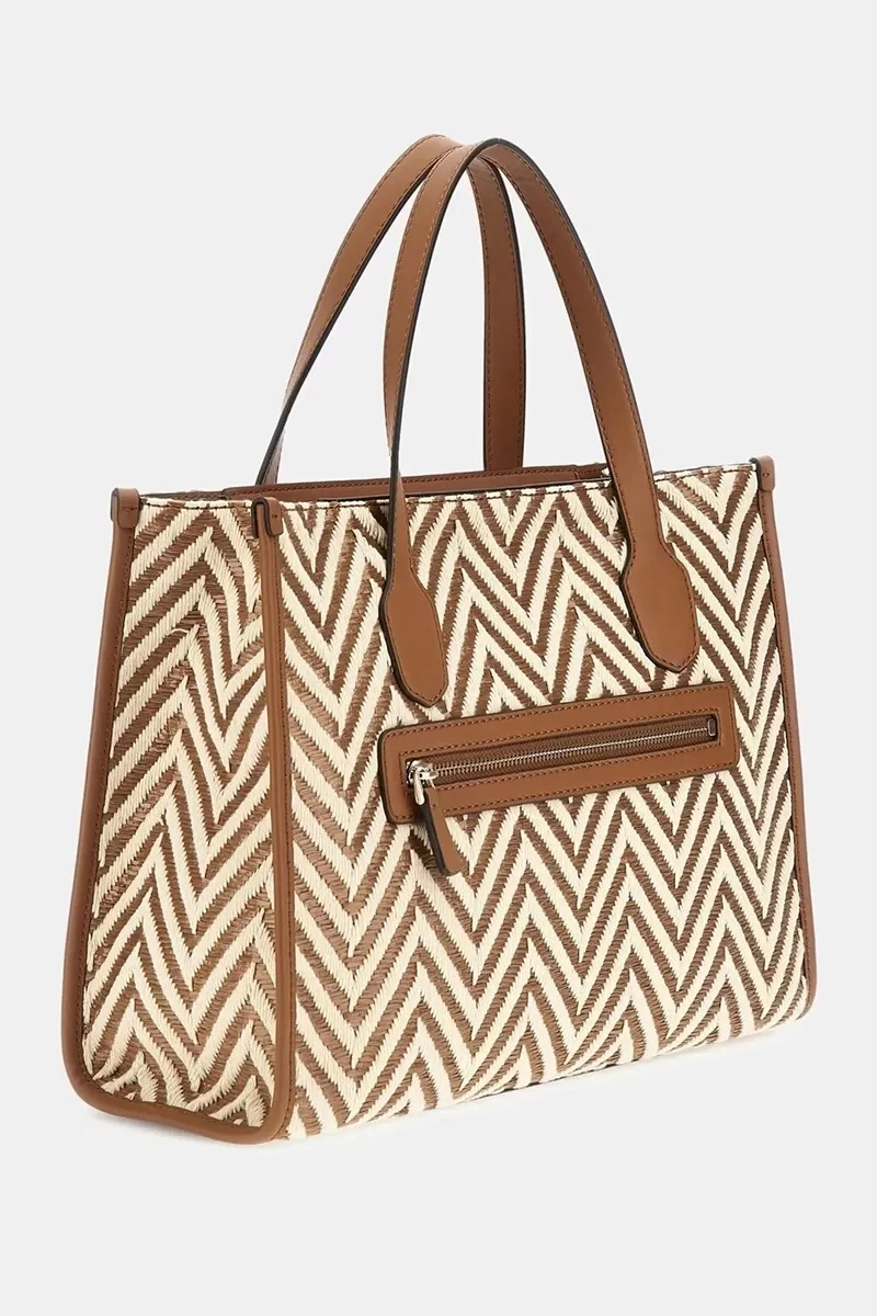 Guess Sılvana 2 Compartment Tote Kadın Kahverengi El Çantası HWCV8665220-COG