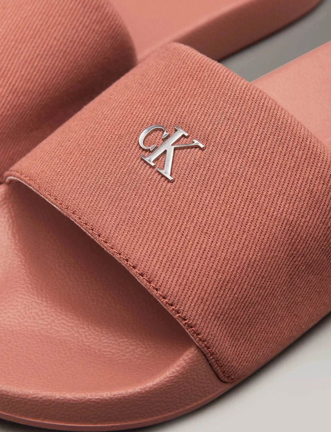 Calvin Klein Kadın  Turuncu Slide Monogram   Terlik