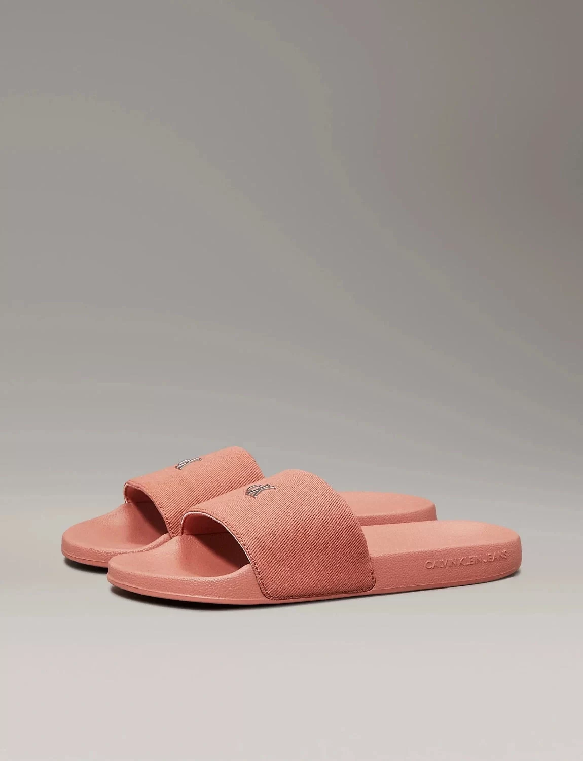 Calvin Klein Kadın  Turuncu Slide Monogram   Terlik