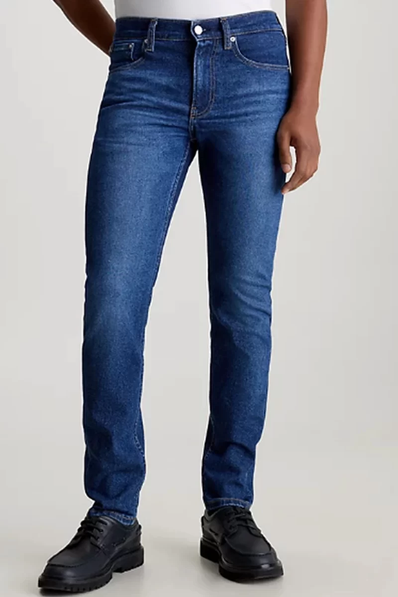 Calvin Klein SLIM TAPER Erkek Denim Jeans J30J324849-1BJ