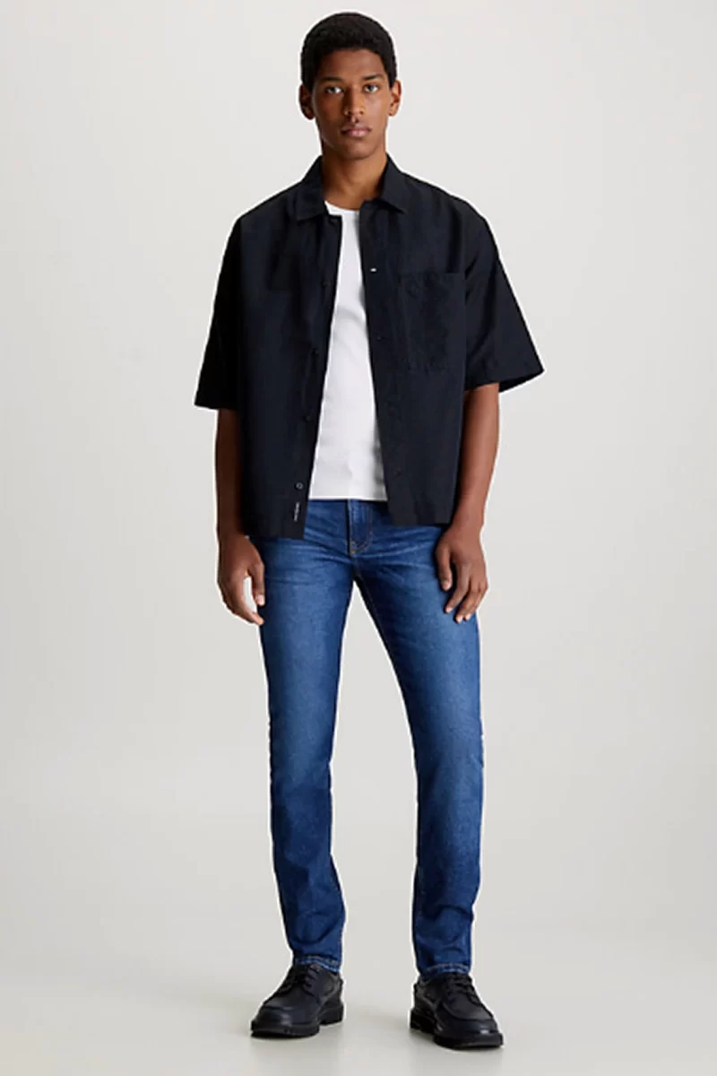 Calvin Klein SLIM TAPER Erkek Denim Jeans J30J324849-1BJ