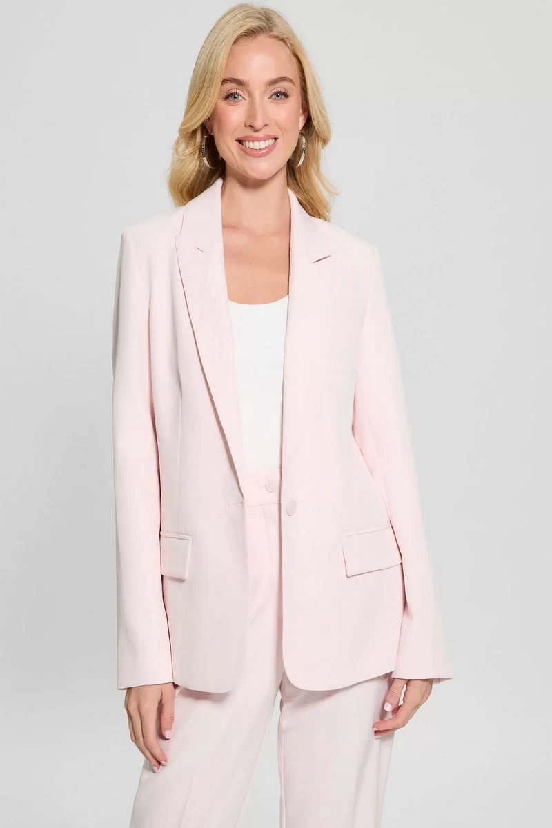 Guess Solene Fluıd Blazer Kadın Pembe Blazer Ceket W5RN46WFWX2-A60W