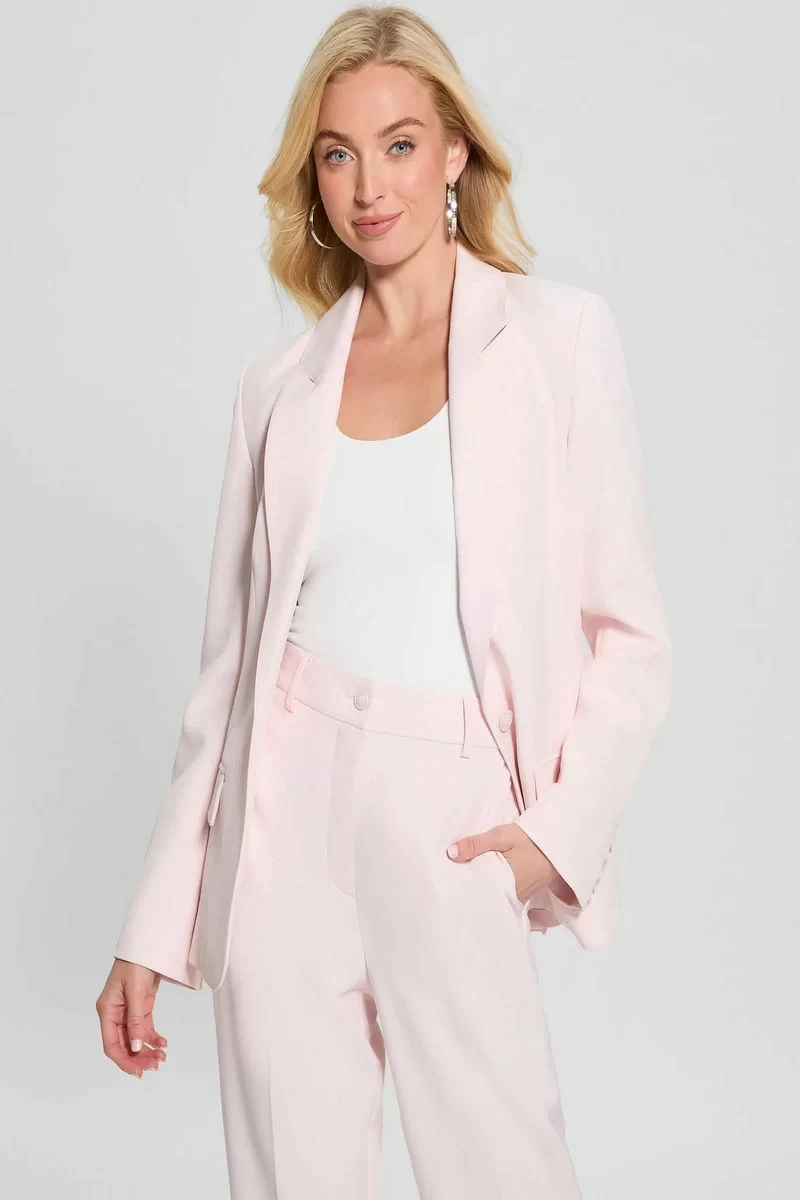 Guess Solene Fluıd Blazer Kadın Pembe Blazer Ceket W5RN46WFWX2-A60W