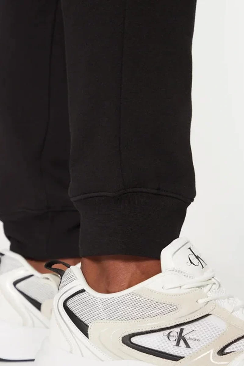 Calvin Klein Erkek Şerit Logo Slim Fit Siyah Eşofman Altı