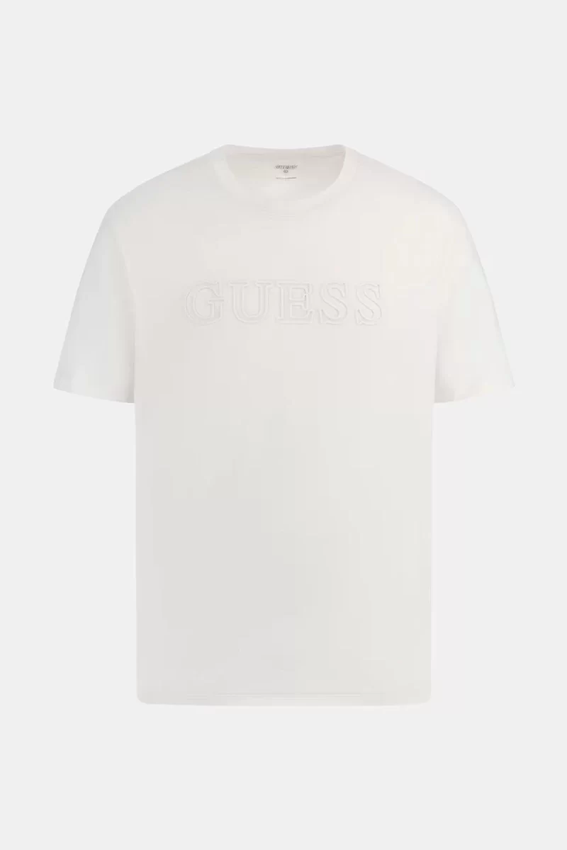 Guess Ss Alphy T-Shırt Erkek Krem T-Shirt Z2YI11J1314-SCFY