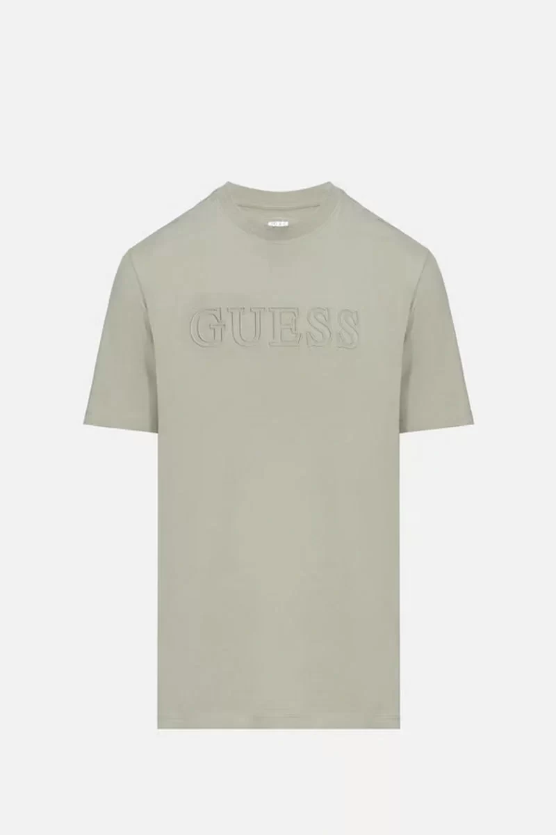 Guess Ss Alphy T-Shırt Erkek Yeşil T-Shirt Z2YI11J1314-G855