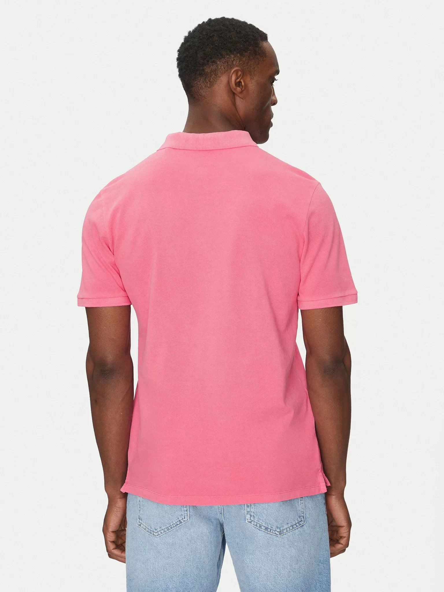 Guess Ss Basıc Gd Polo Erkek Pembe T-Shirt F5GP00K9WF1-A60L