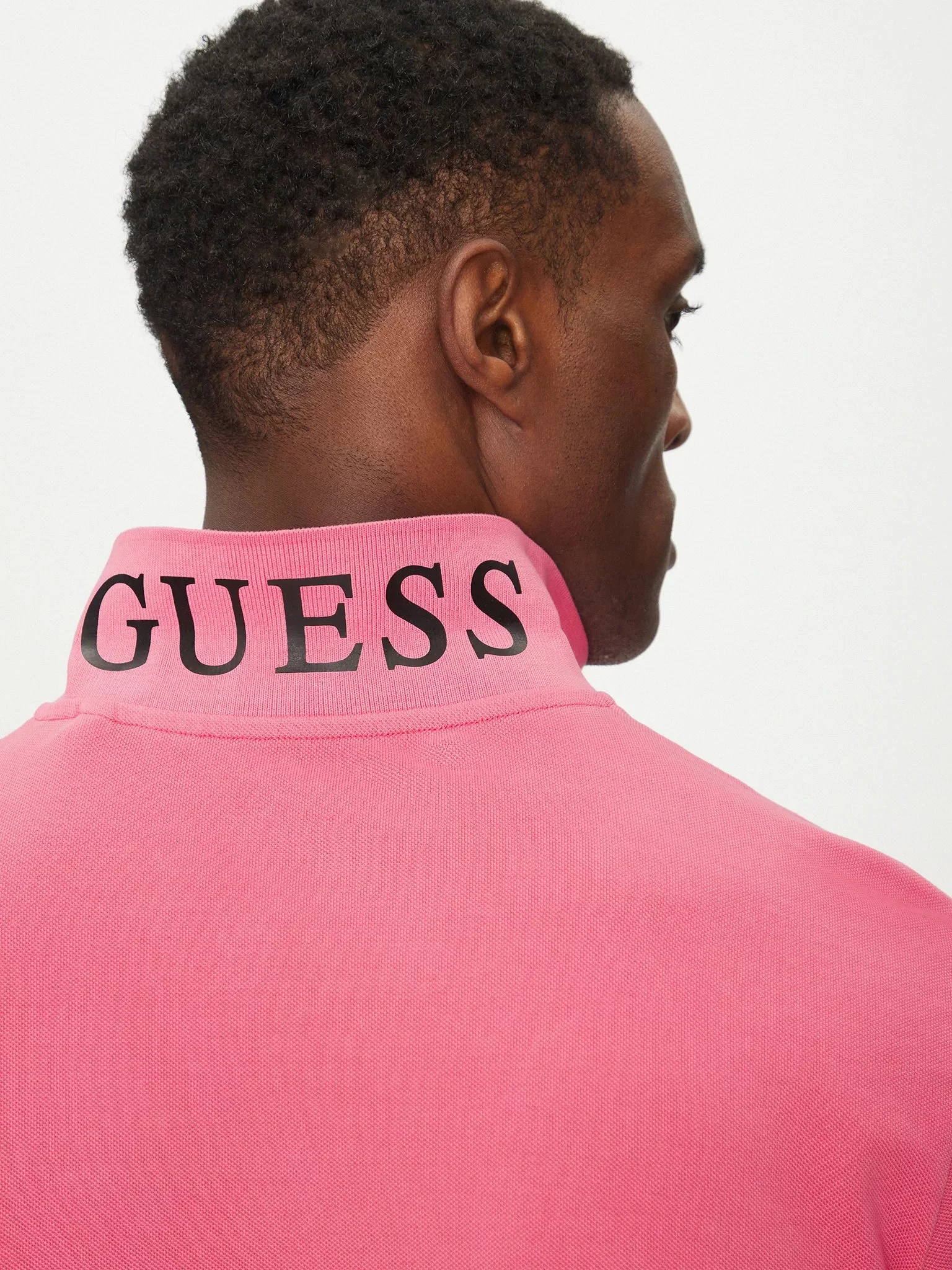 Guess Ss Basıc Gd Polo Erkek Pembe T-Shirt F5GP00K9WF1-A60L