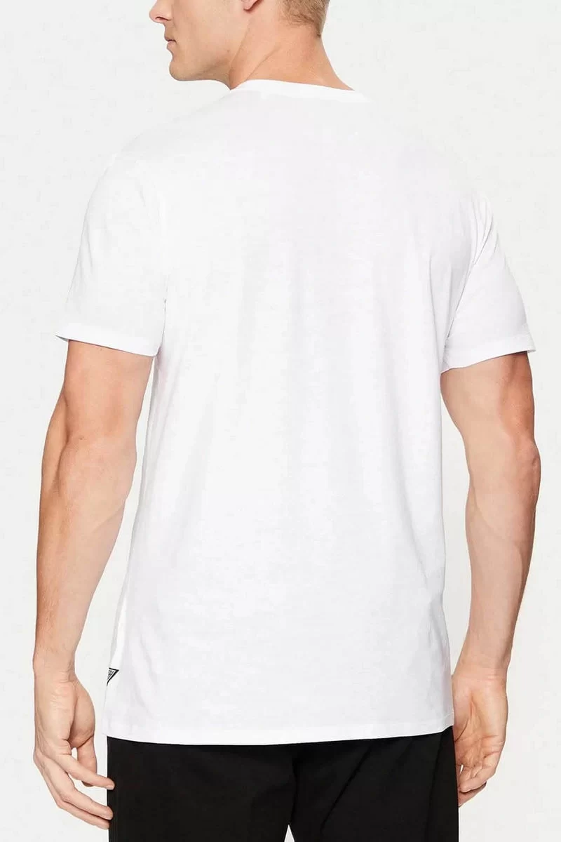 Guess Erkek Beyaz Logolu T-Shirt
