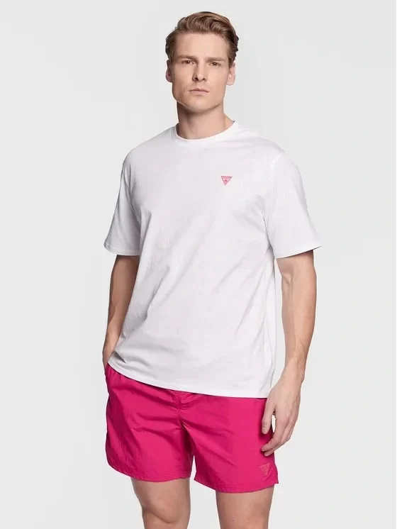 Guess Ss Cn Basıc Tee Erkek Beyaz T-Shirt F3GI00K8HM0-G011