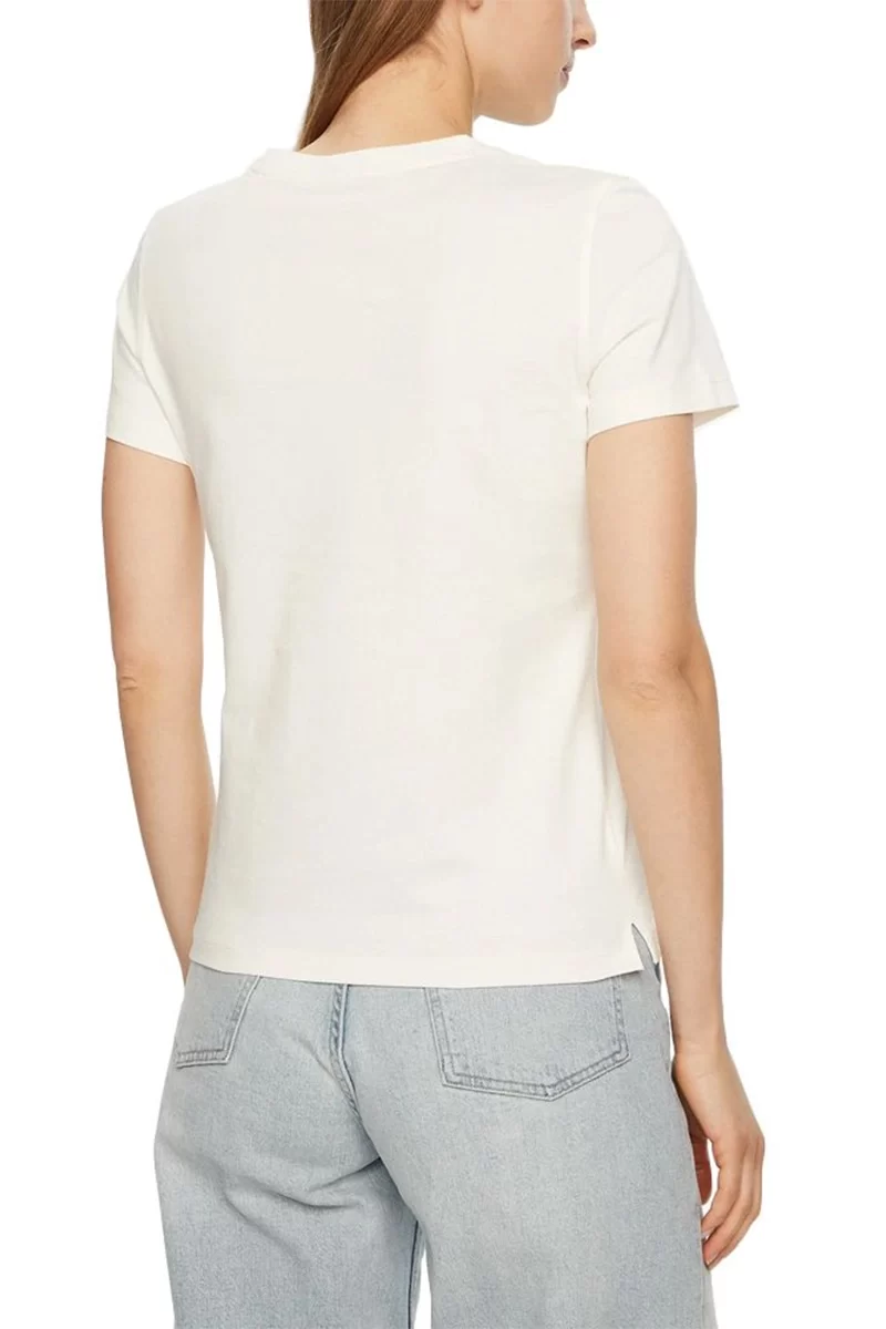 Guess Ss Cn Trıangle Love Tee Kadın Beyaz T-Shirt W5RI10I3Z14-G012