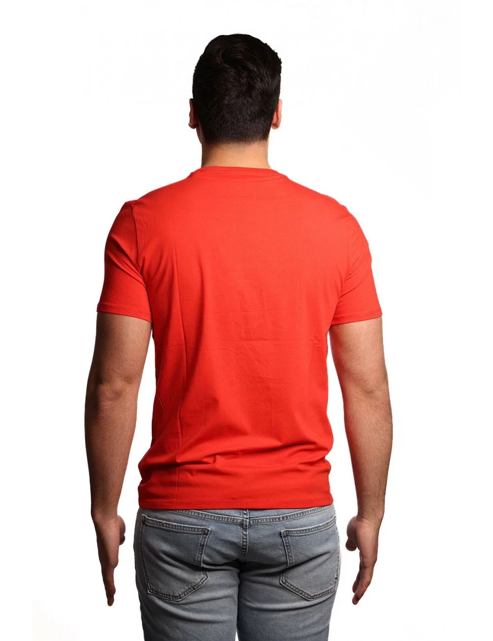 Guess Ss Cn Trıangle Palm Tee Erkek Kırmızı T-Shirt F5GI00J1314-G5Q4