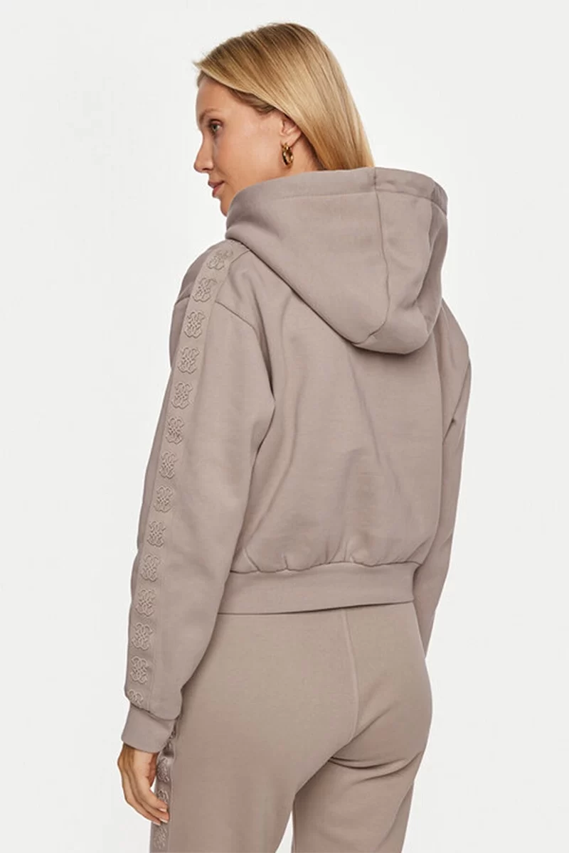 Guess Stacıe Hooded Sweatshırt Kadın Krem Sweatshirt V4BQ00KC5O0-WTDG