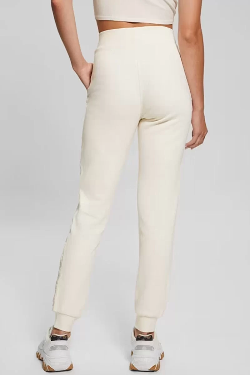 Guess Kadın Beyaz Stacie Jogger Eşofman Altı