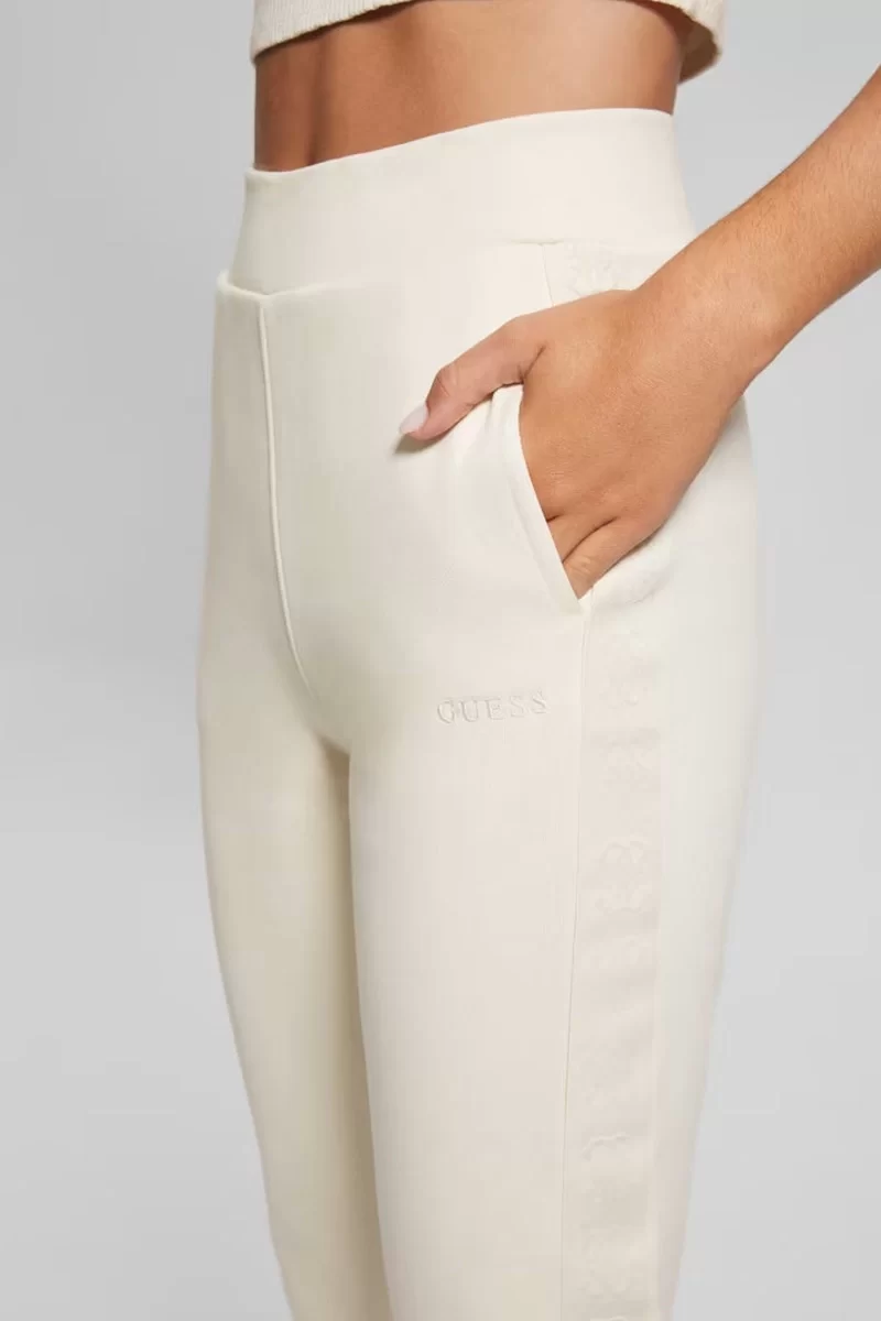 Guess Kadın Beyaz Stacie Jogger Eşofman Altı