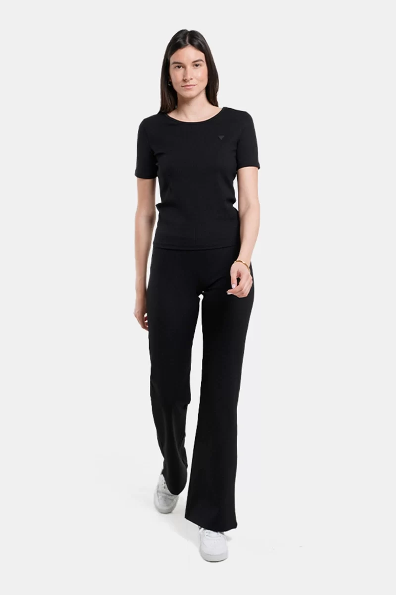 Guess Steffı Flare Pants Kadın Siyah Eşofman Altı V5RB06KCLH0-JBLK