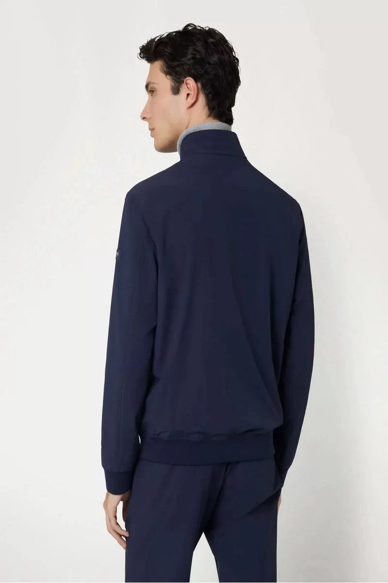 Guess Stretch Packable Bomber Erkek Lacivert Ceket M5RL18WGUP2-G7V2