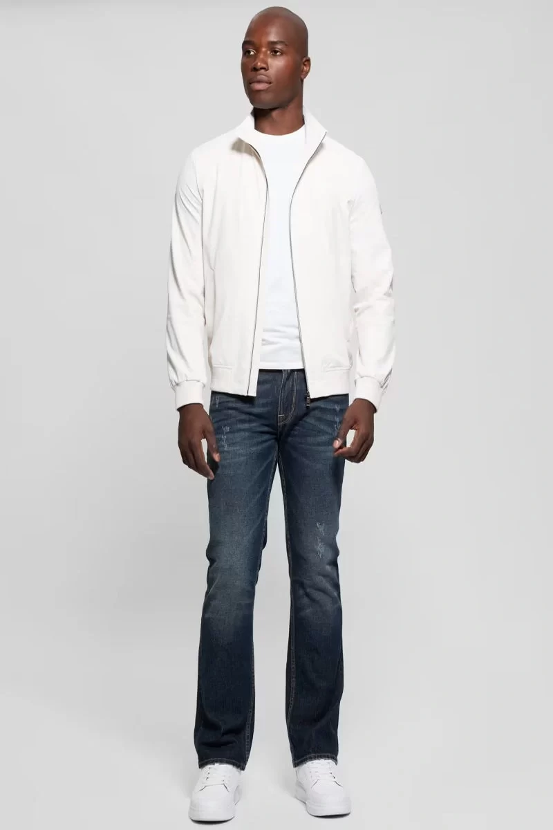 Guess Stretch Packable Bomber Erkek Bej Ceket M5RL18WGUP2-G9L9