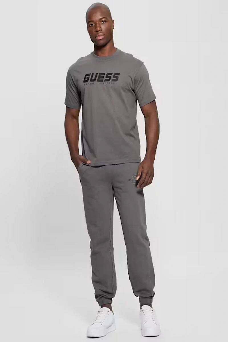 Guess Suron Cn T-Shırt Erkek Antrasit T-Shirt Z5RI10I3Z14-G9I4