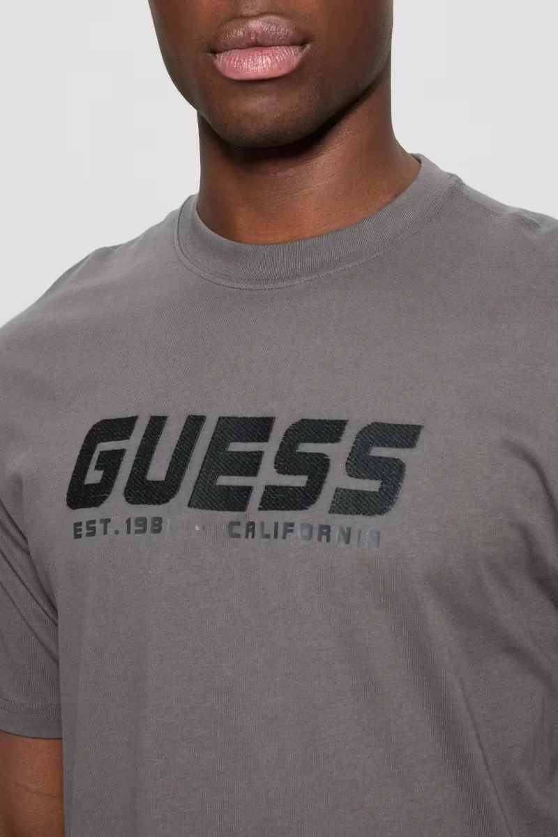 Guess Suron Cn T-Shırt Erkek Antrasit T-Shirt Z5RI10I3Z14-G9I4