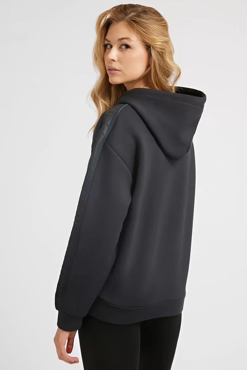 Guess Brenda Hooded Sweatshırt Kadın Antrasit Sweatshirt V2YQ18K7UW2-G7FQ