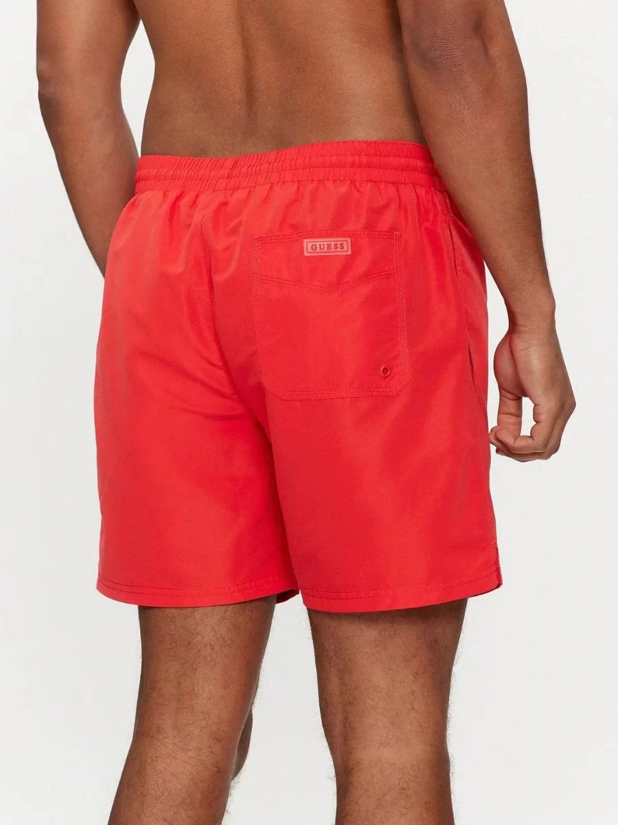 Guess Swımtrunk Basıc Medıum Erkek Kırmızı Mayo F4GT01WG282-G5Q4