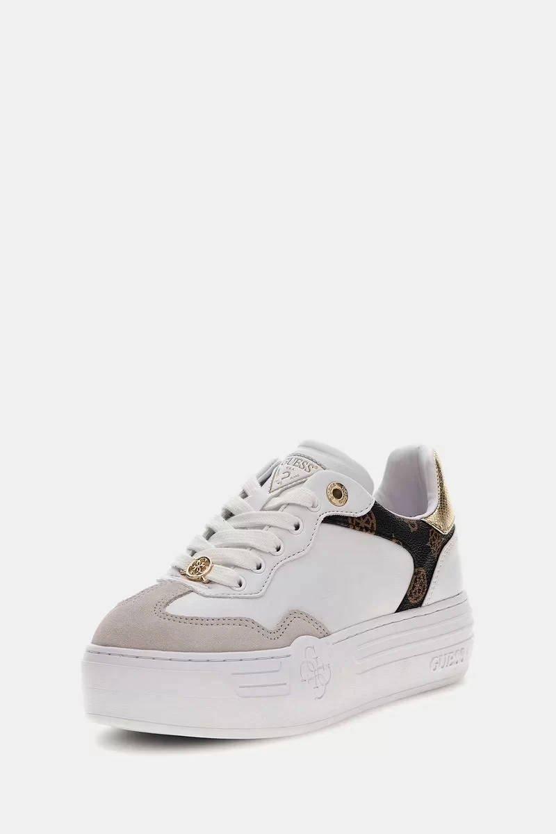 Guess Swole Kadın Beyaz Sneaker FLPSWOELE12-WHITE