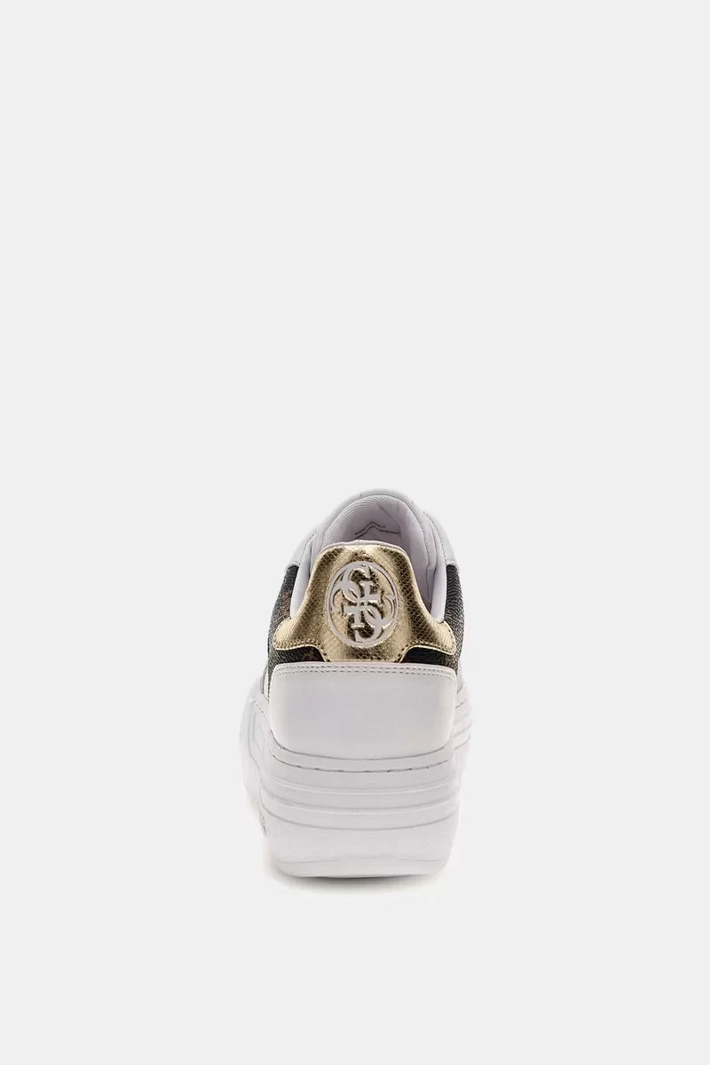 Guess Swole Kadın Beyaz Sneaker FLPSWOELE12-WHITE