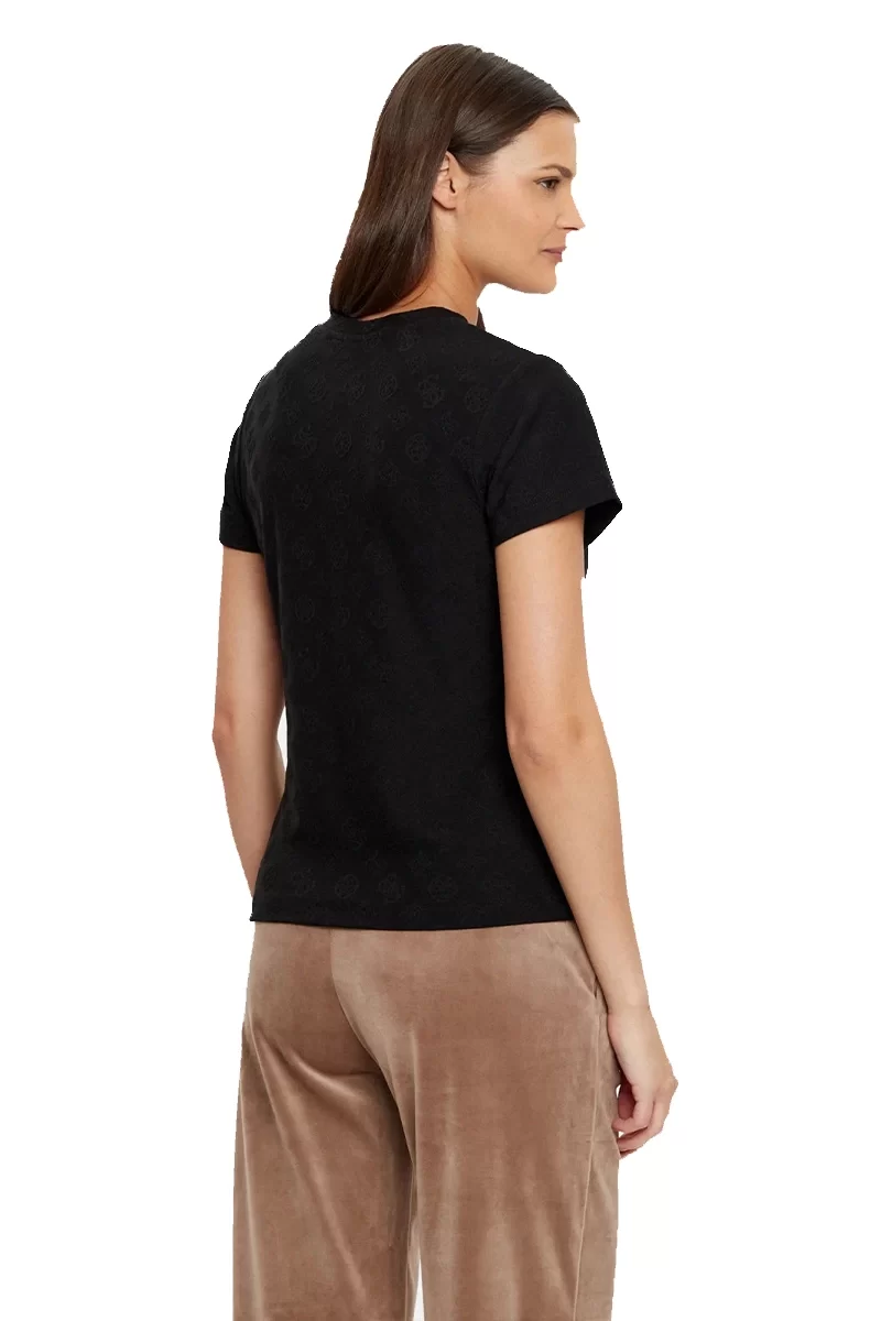 Guess Monıca Ss T-Shırt Kadın Siyah T-Shirt V5RI02KCLG2-P9ZV