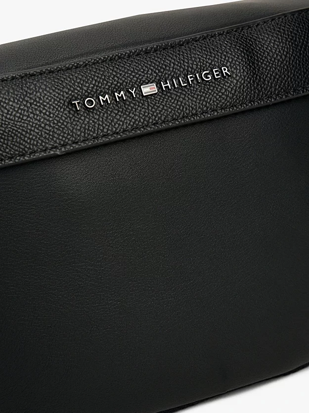 Tommy Hilfiger Erkek Siyah Corp Bel Çantası