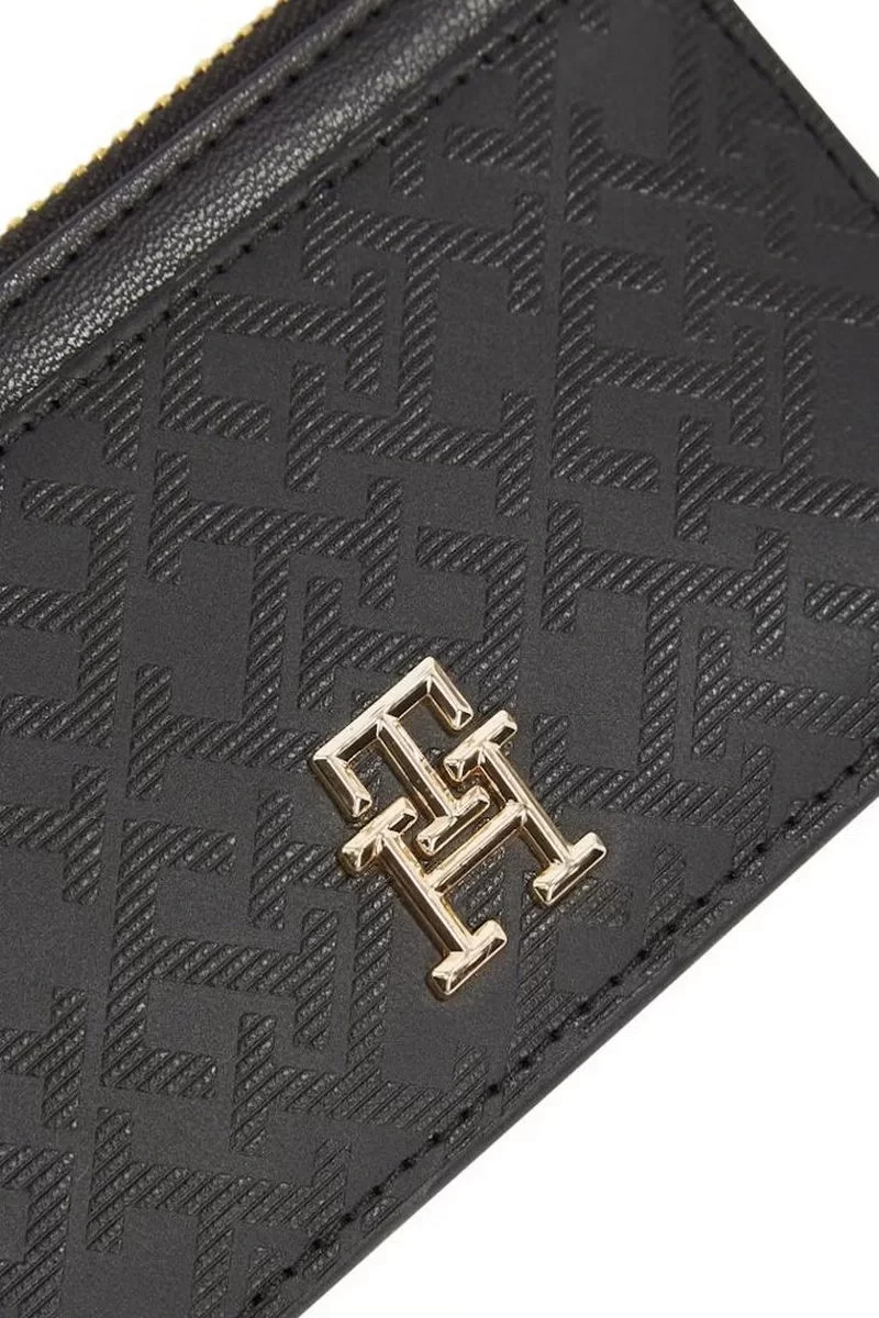 Tommy Hilfiger Sentetik Deri Kadın siyah Cüzdan
