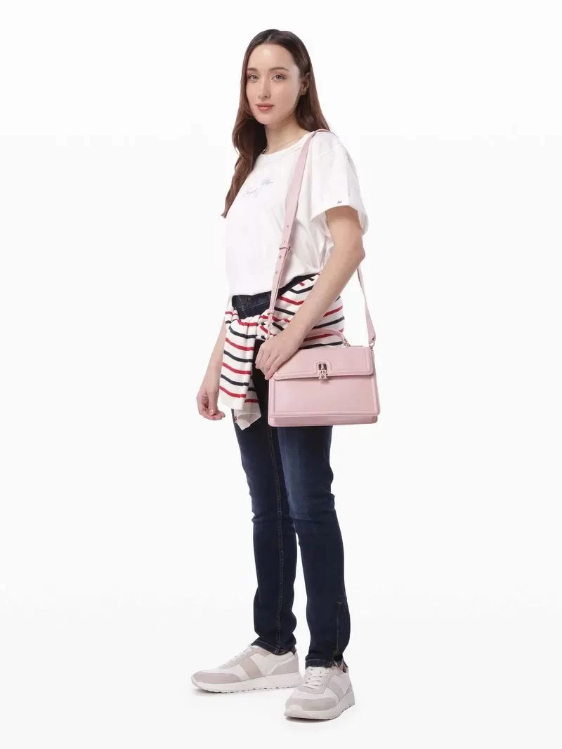 Tommy Hilfiger Kadın Pembe Eternity Mini El Çantası